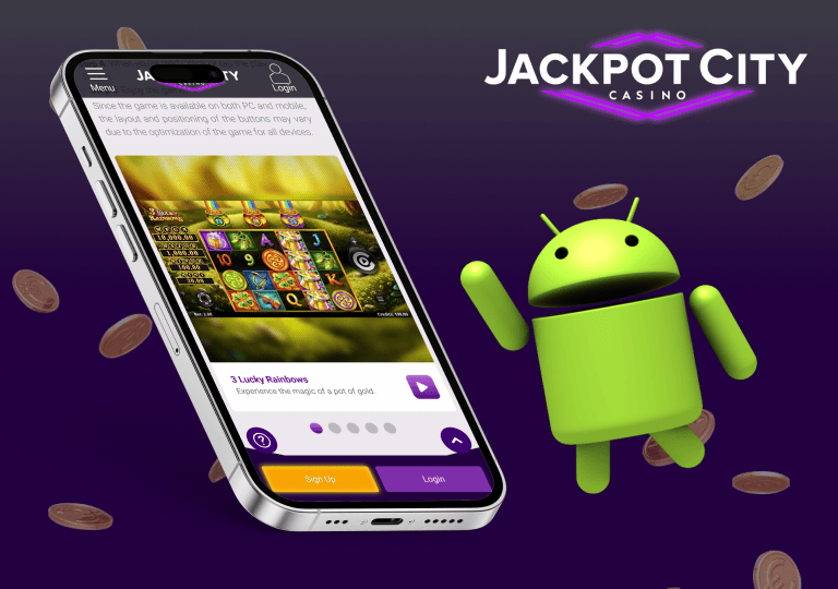 jackpotcity 3 lucky rainbows movil