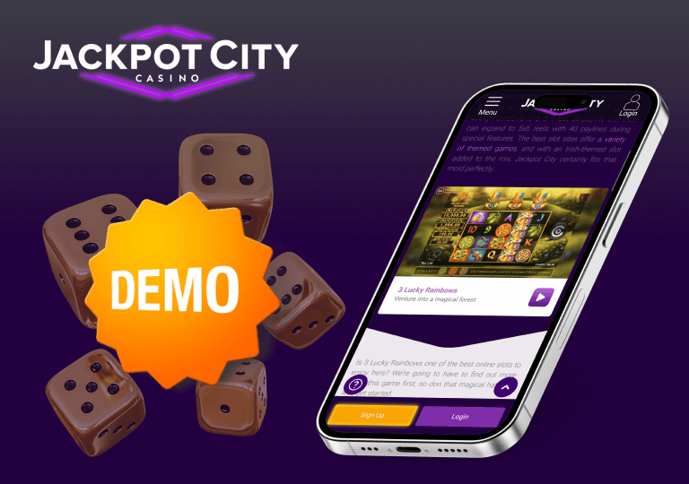 jackpotcity 3 lucky rainbows juego gratis