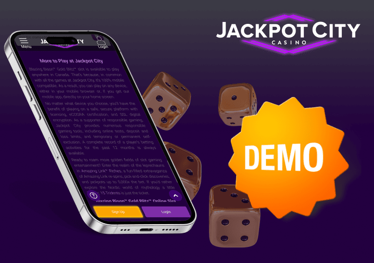 jackpotcity blazing bison demo
