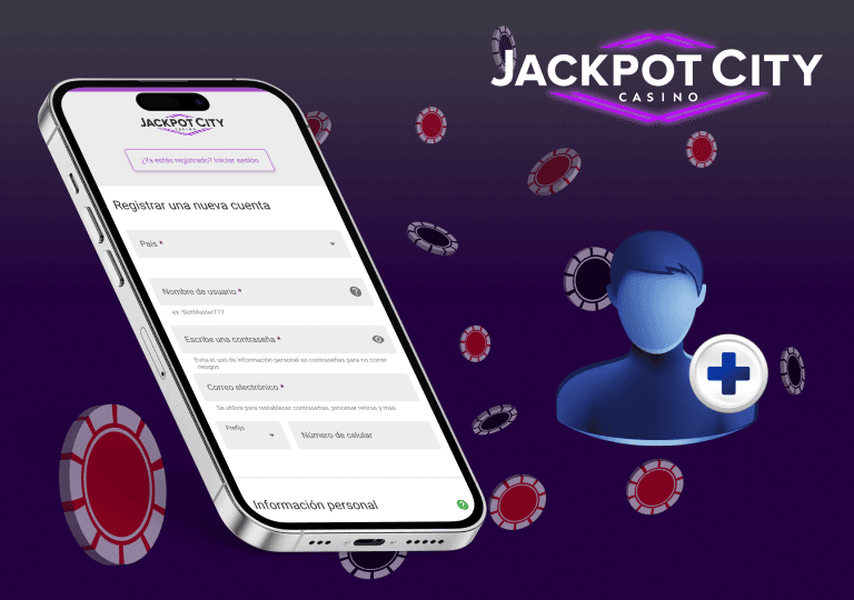 jackpotcity login como crear