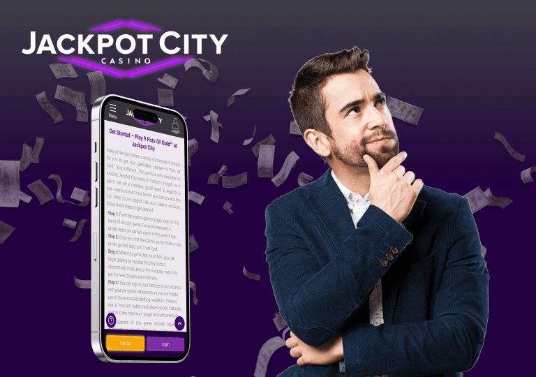 jackpotcity 9 pots of gold como jugar