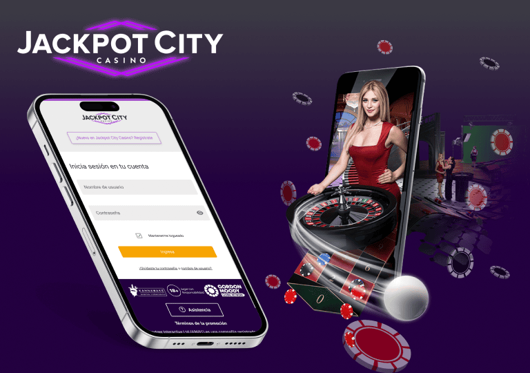 jackpotcity login app movil