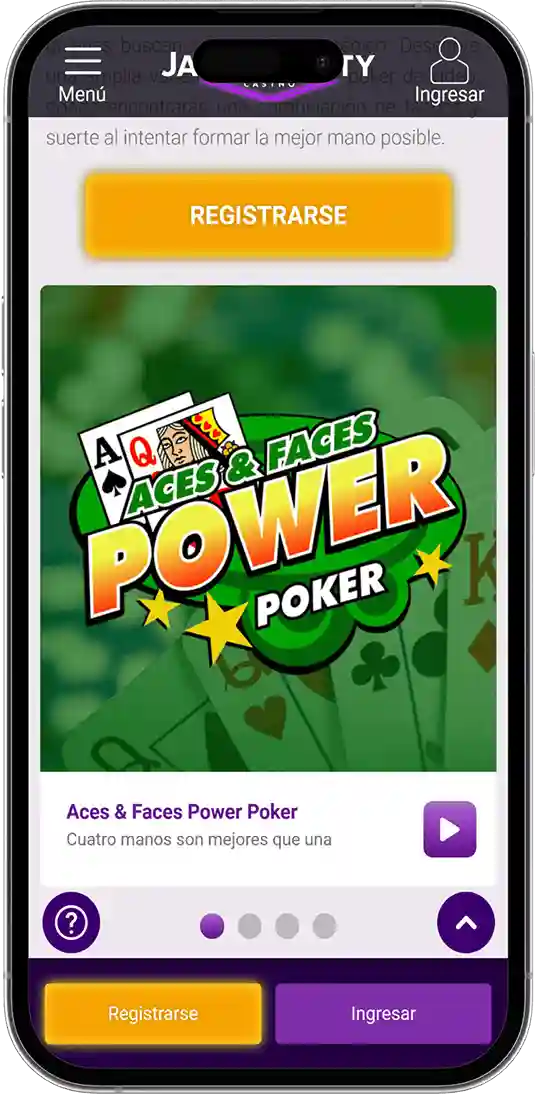 jackpotcity slider power poker