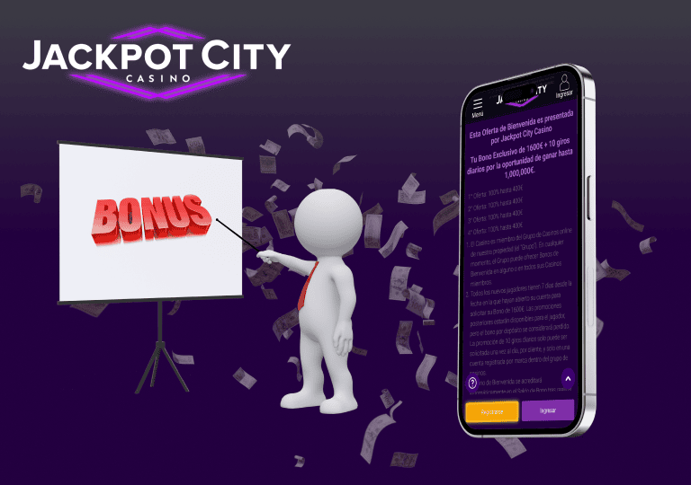 jackpotcity bonus tipos